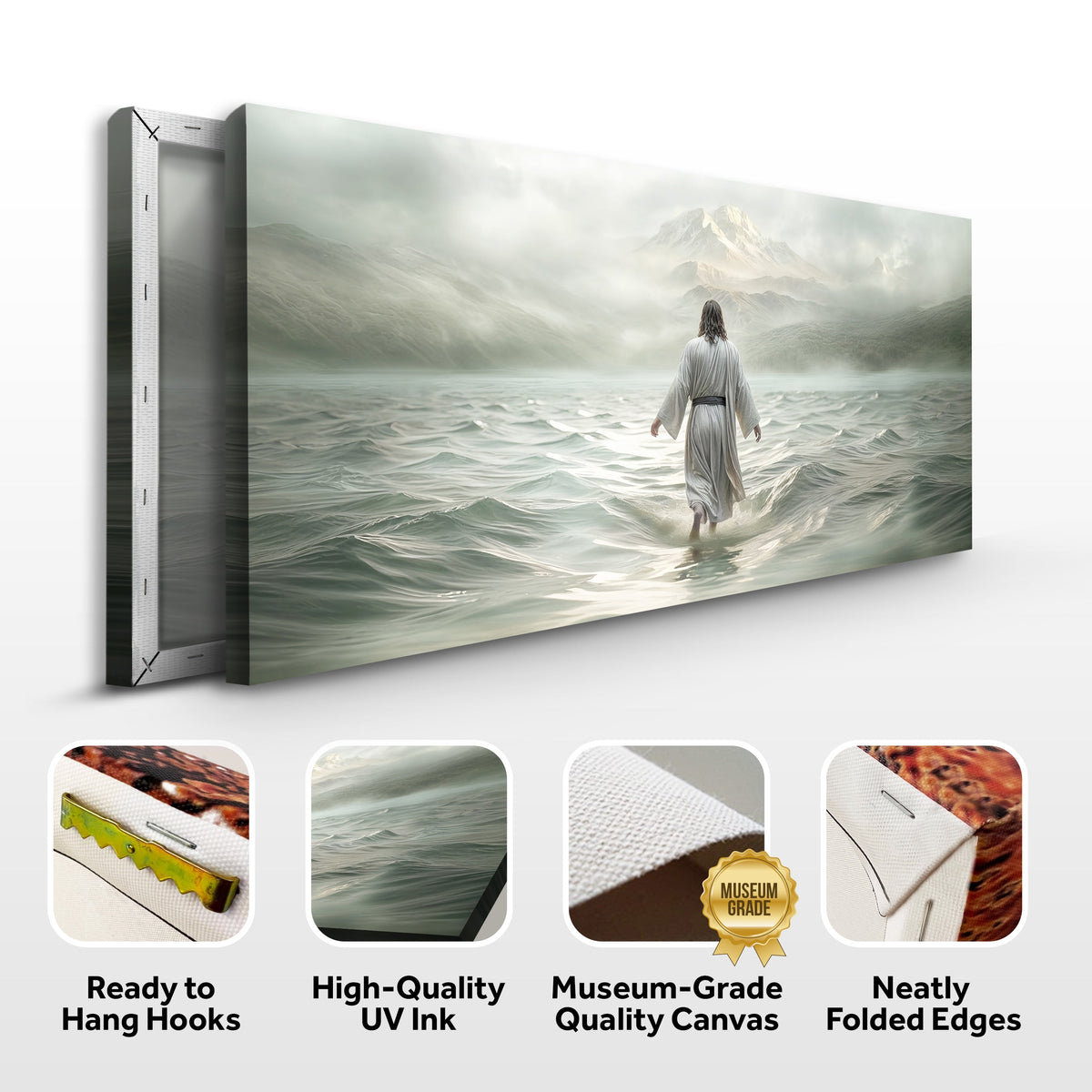 Walking on Water - Faith Wall Art VIII by Tailored Canvases