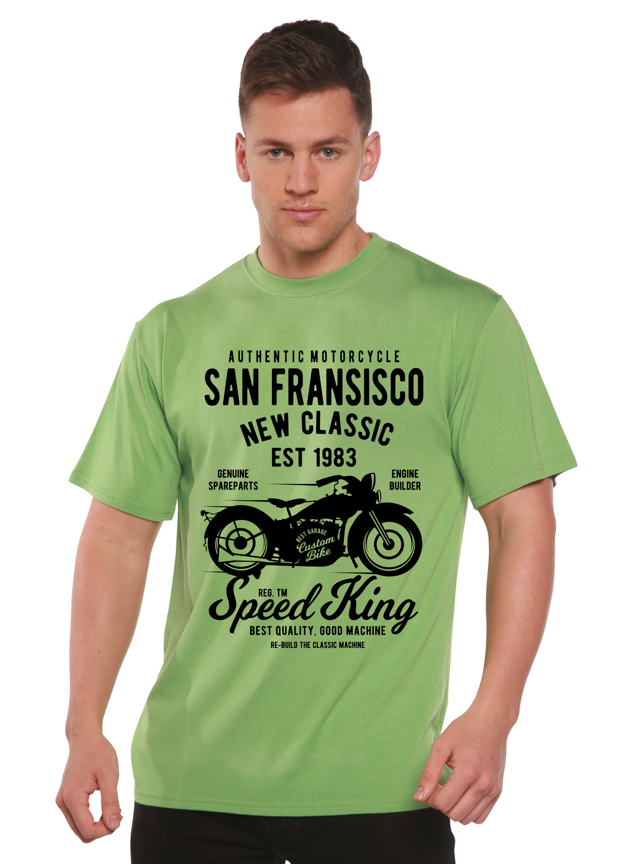 San Francisco men's bamboo graphic T-shirt – view 2