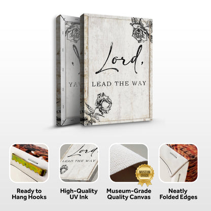 Lord Lead The Way Faith Sign by Tailored Canvases