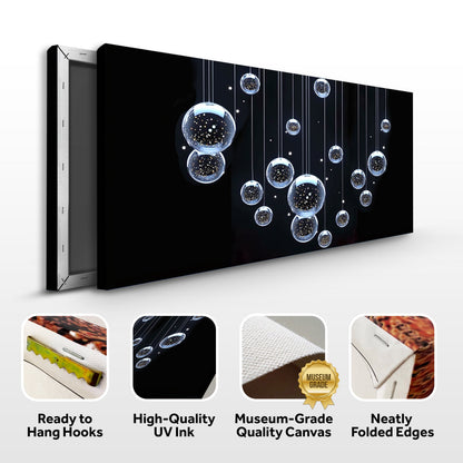 Modern Abstract Bubbles Wall Art by Tailored Canvases
