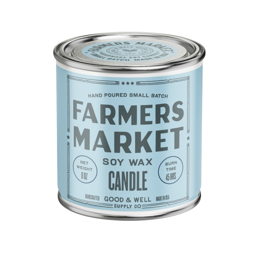 Farmers Market Soy Candle by Good & Well Supply Co.