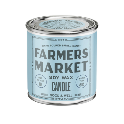 Farmers Market Soy Candle by Good & Well Supply Co.