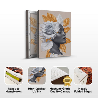 Floral Majesty Wall Art IV by Tailored Canvases