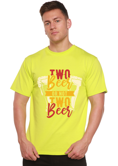 Two Beer men's bamboo graphic T-shirt – view 8