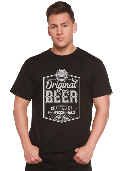 Original Beer men's short sleeve graphic T-shirt in bamboo viscose and organic cotton