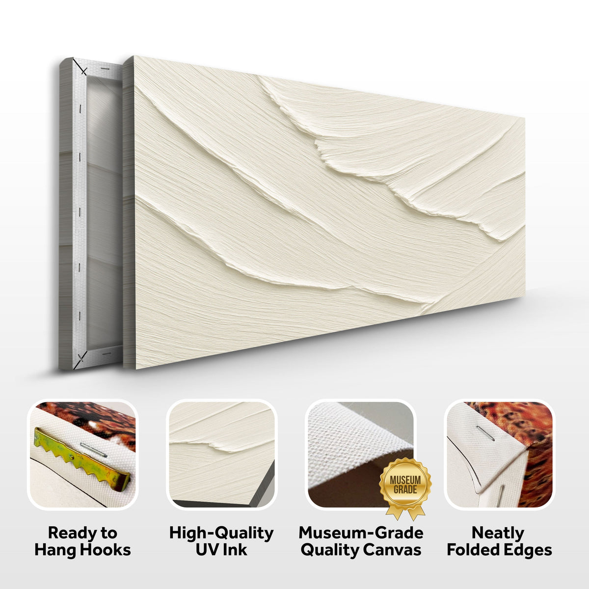 Abstract Minimalist Wave Wall Art II by Tailored Canvases
