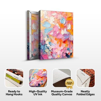 Blooming Rhapsody Abstract Wall Art by Tailored Canvases