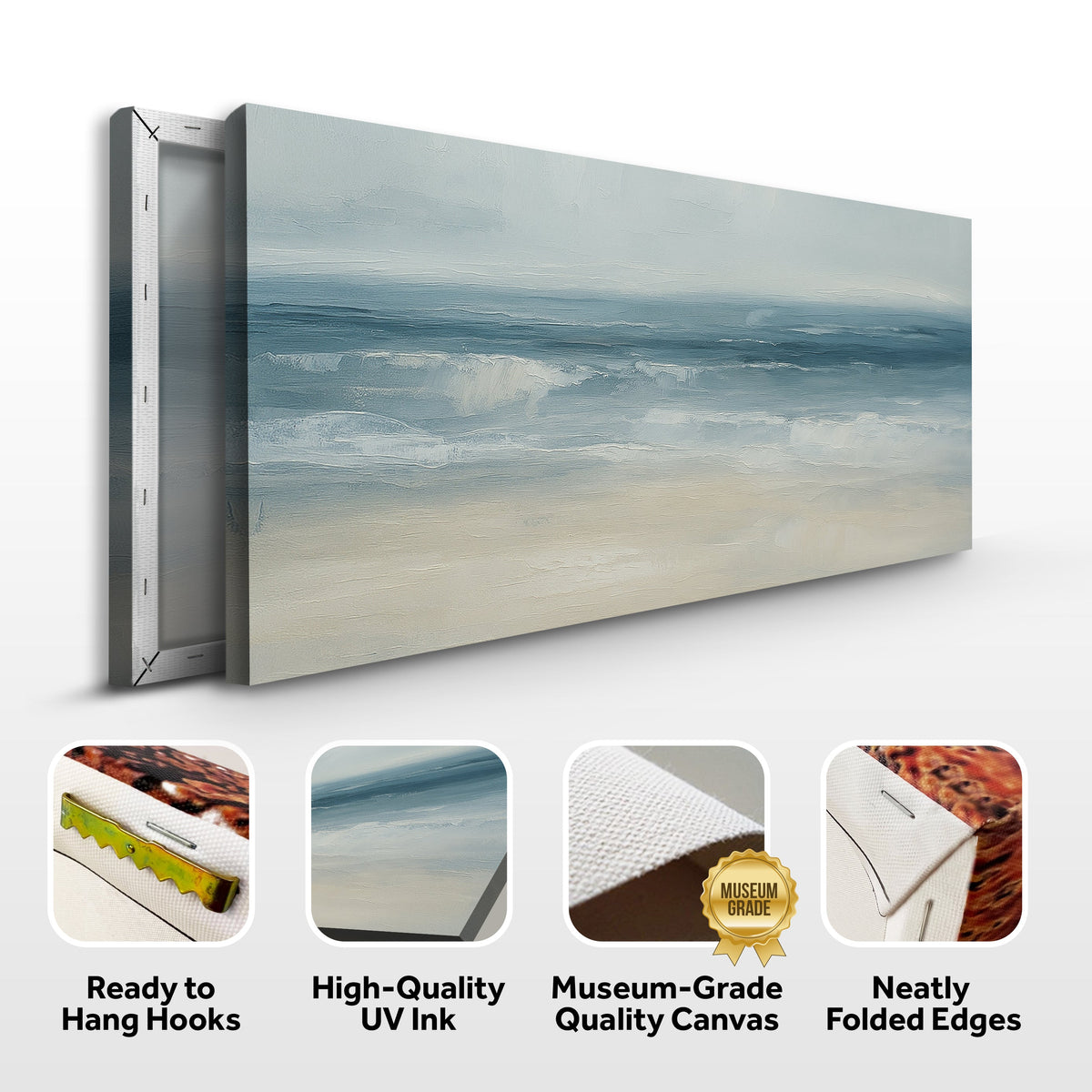 Waterscape Abstract Wall Art IX by Tailored Canvases