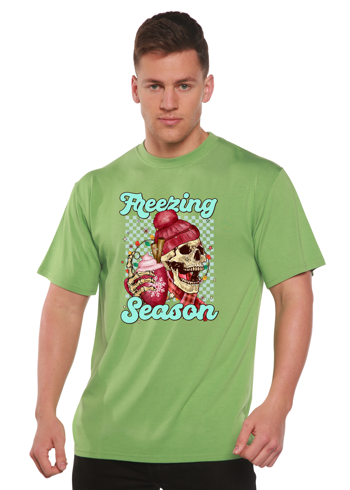 Freezing Season unisex bamboo graphic T-shirt – view 11