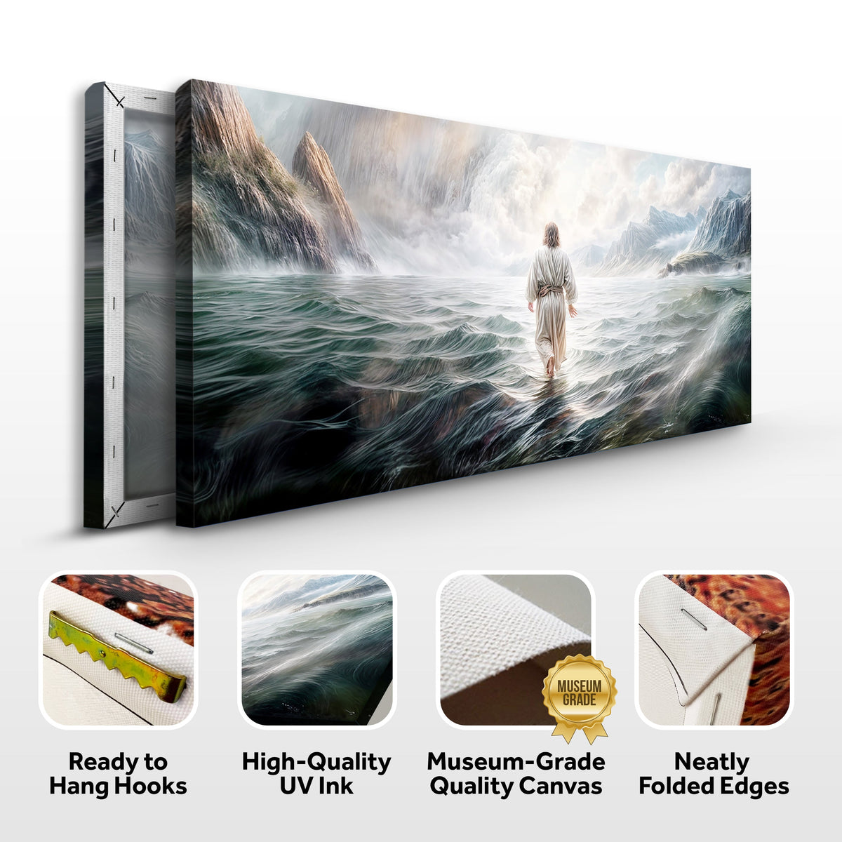 Walking on Water - Faith Wall Art VII by Tailored Canvases
