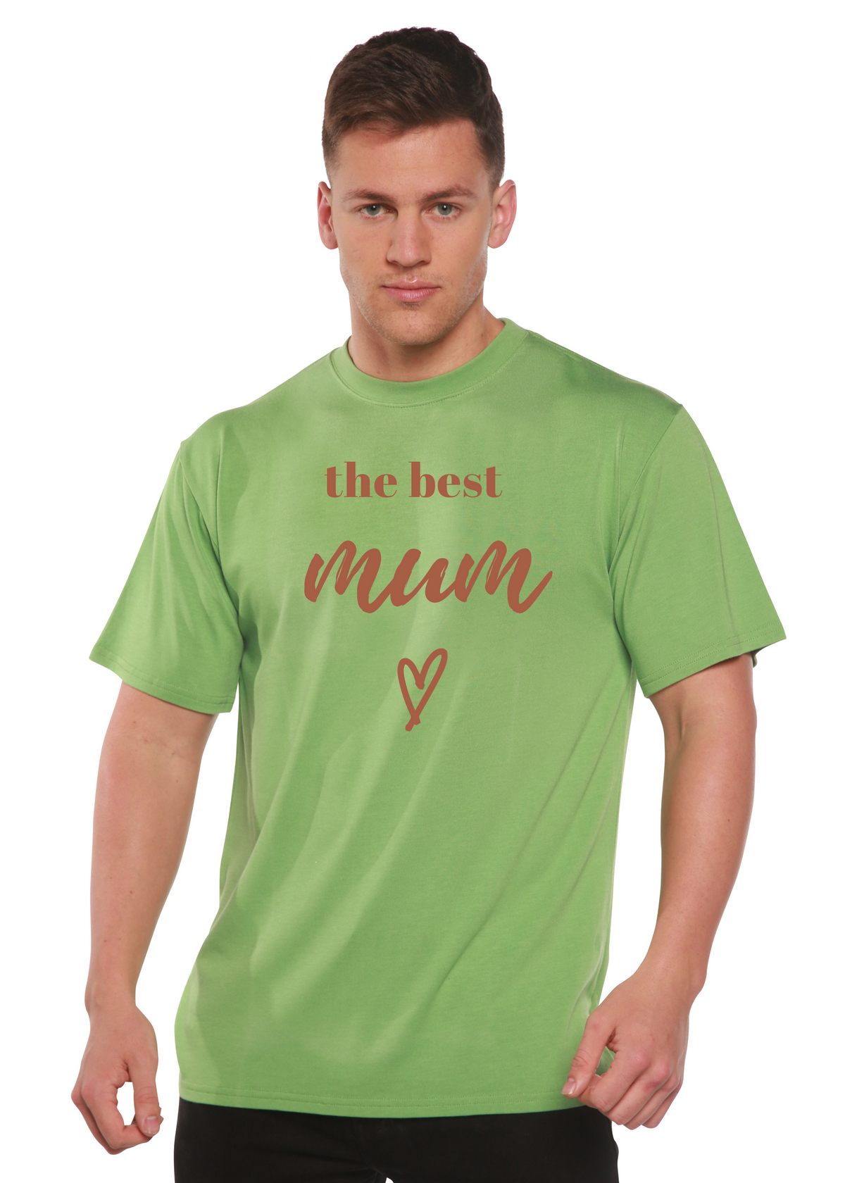 The Best Mum unisex bamboo graphic T-shirt – view 11