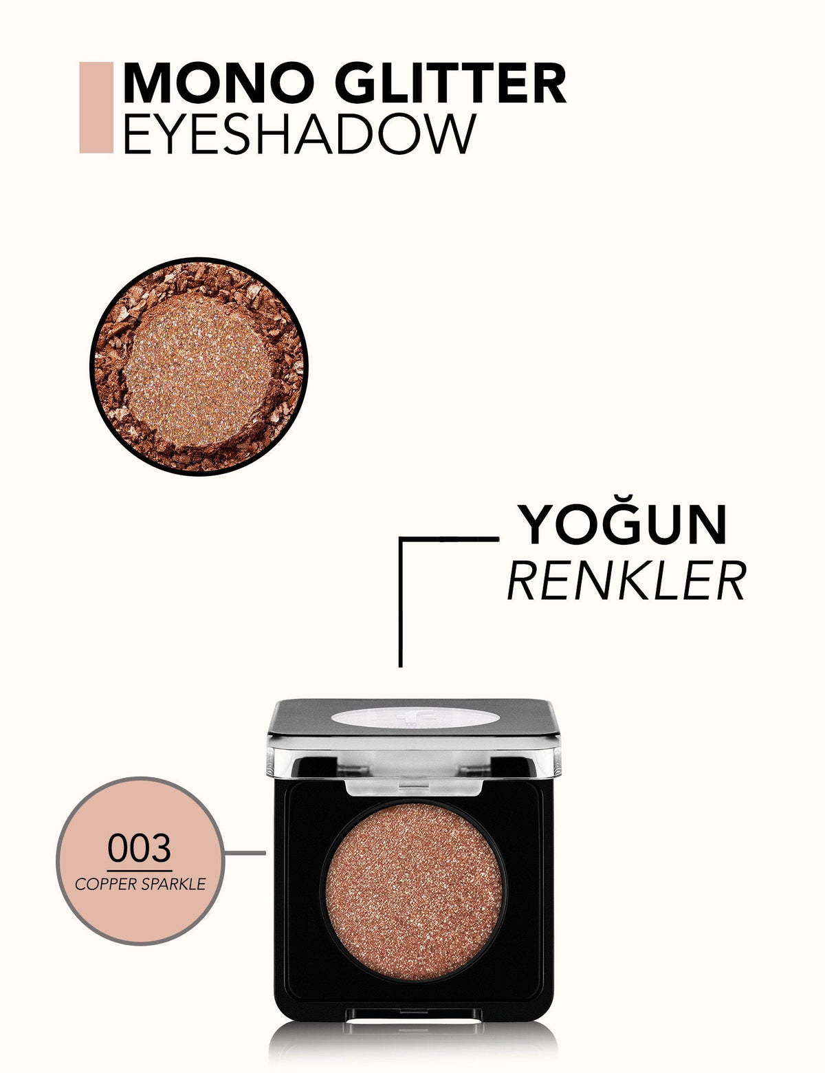 Flormar Mono High-Pigment Shimmer Eyeshadow 4g by Beauty Care Bag
