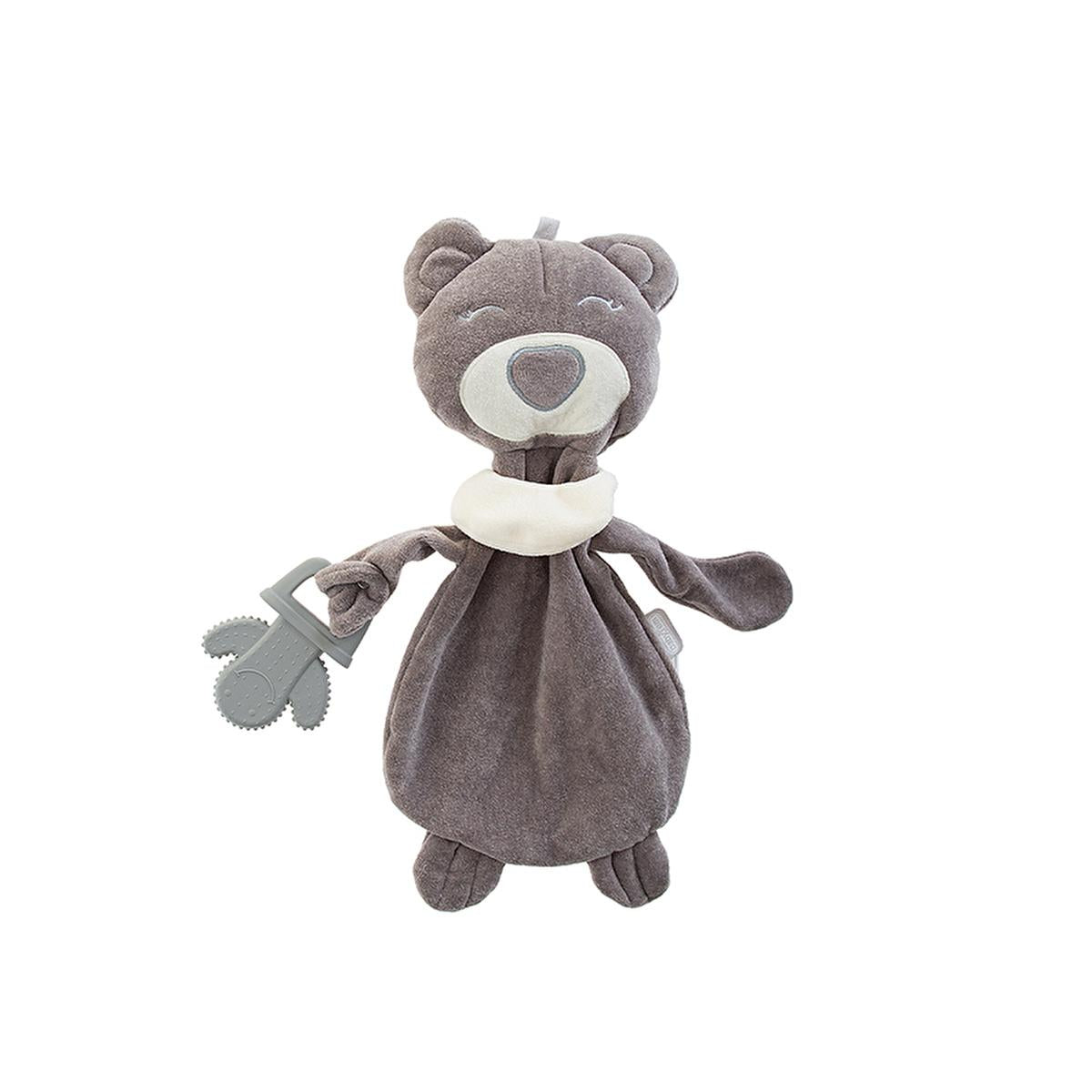 Babyjem Soft Teething Toy with Sleep Companion - Comforting Teddy Bear for Newborns & Infants, Machine Washable, Teething Relief by Beauty Care Bag