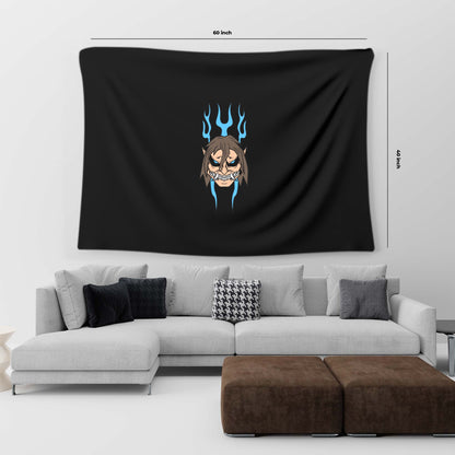 Large 60 x 40 inch sublimation printed polyester wall tapestry