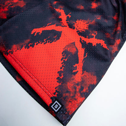 Anti Magic anime mesh shorts – view 2
