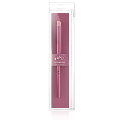 Eklips Colors Round Makeup Brush for Seamless Eyeshadow Application - Soft Bristles, Long Handle by Beauty Care Bag