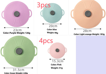 Silicone Pot Cover & Spill-Proof Container Lid by SmartPursue™