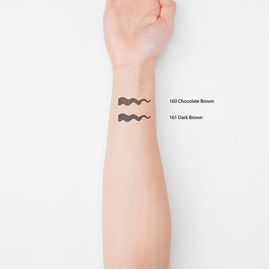 LYKD Micro Eyebrow Pencil - 160 Chocolate Brown: Define & Shape for a Natural, Fuller Brow Look by Beauty Care Bag