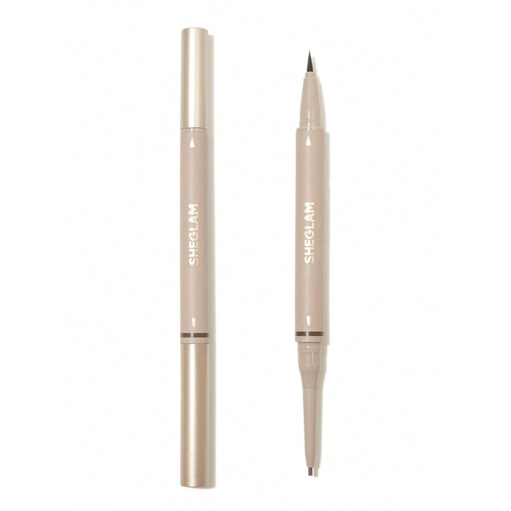 Sheglam On Demand 2-in-1 Brow Pencil for Defined Brows 06 Auburn by Beauty Care Bag