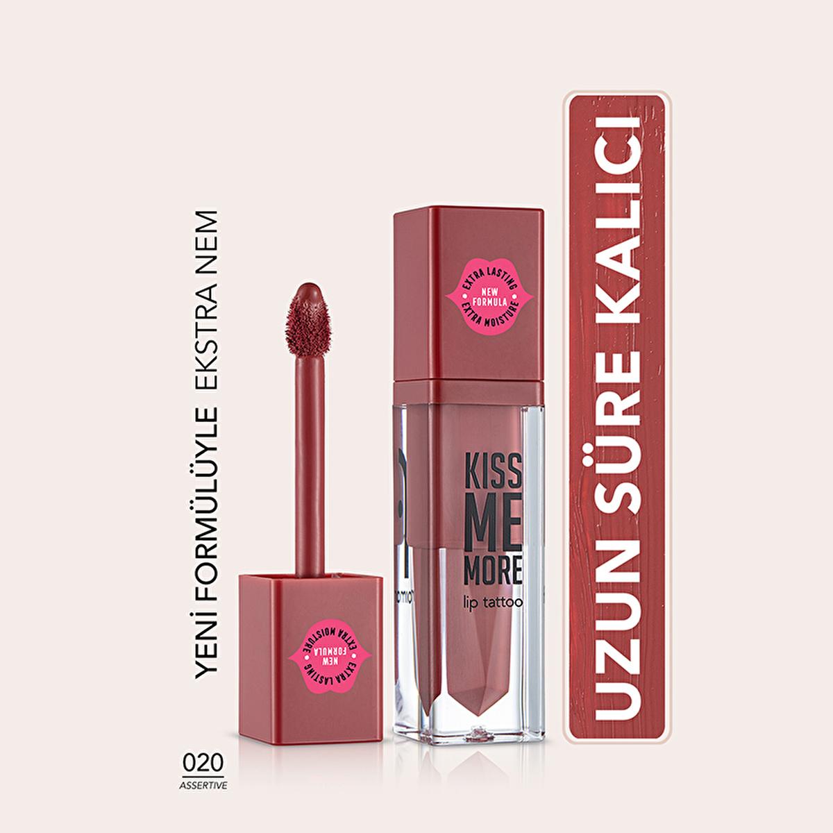 Flormar Liquid Matte Lipstick - Long-Lasting Moisturizing Lip Color, Transfer-Proof, 020 Assertive by Beauty Care Bag