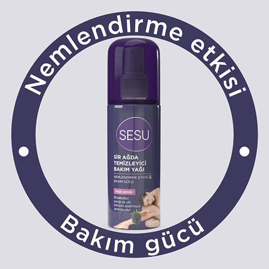 Sesu Sir Post-Waxing Care Oil - Soothes, Moisturizes & Nourishes Skin After Waxing | 5.07 fl oz by Beauty Care Bag