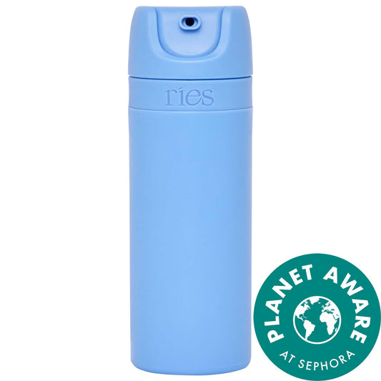 Essential Refillable Travel Container - Leak Proof TSA Approved Travel Size Bottle for Toiletries, Reusable Airless Pump Design (Blue) by Beauty Care Bag