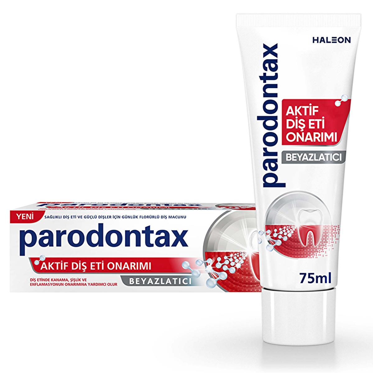 Parodontax Whitening Toothpaste for Gum Repair: Bleeding Gums Treatment - Gently Whitens Teeth, Promotes Healthy Gums by Beauty Care Bag