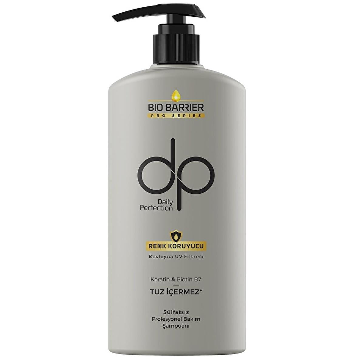 DP Shampoo Bio Barrier Color Protecting Shampoo: Sulfate-Free, Keratin & Biotin B7 for Damaged, Color Treated Hair - Protects Color, Repairs & Soothes Scalp by Beauty Care Bag
