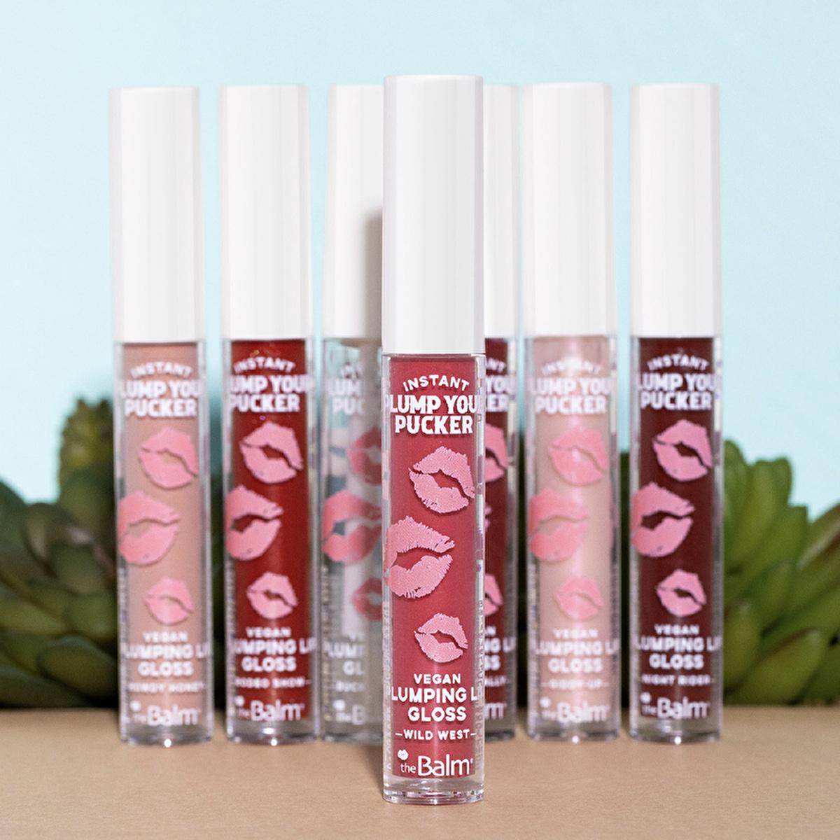 theBalm Instant Plump Your Pucker Lip Plumper Gloss: Get Fuller, Hydrated Lips Without the Sting. Volumizing, Non-Sticky, Cruelty-Free Makeup by Beauty Care Bag