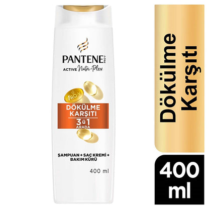 Pantene 3-in-1 anti-hair loss shampoo with PRO-V, 13.53 fl oz