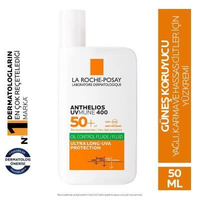 La Roche-Posay Anthelios Oil Control Facial Sunscreen SPF 50+ - UVA/UVB Protection for Oily & Sensitive Skin, Non-Comedogenic, Matte Finish by Beauty Care Bag