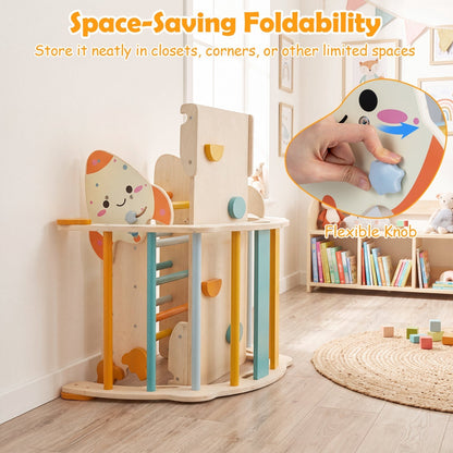 8-in-1 foldable rocket theme toddler climbing set by GBruno Store, view 16