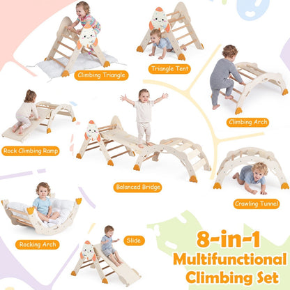 8-in-1 foldable rocket theme toddler climbing set by GBruno Store, view 21