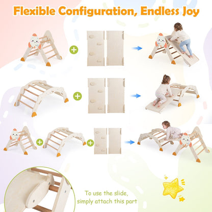 8-in-1 foldable rocket theme toddler climbing set by GBruno Store, view 22