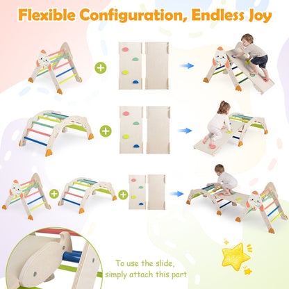 8-in-1 foldable rocket theme toddler climbing set by GBruno Store, view 6