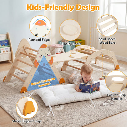 8-in-1 foldable rocket theme toddler climbing set by GBruno Store, view 23