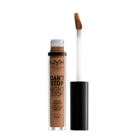 NYX Can't Stop Won't Stop Contour Concealer - Mahogany by Avera Group