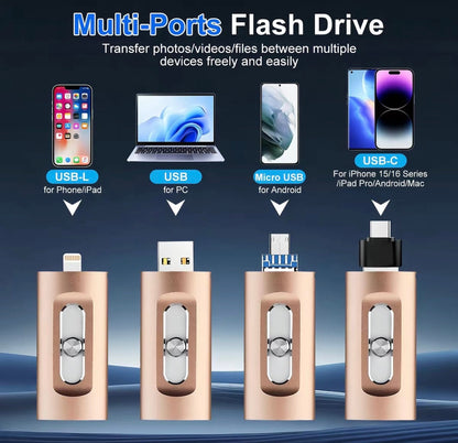 FlexiDrive 4-in-1 Flash Drive by V.I.P Digital Presence