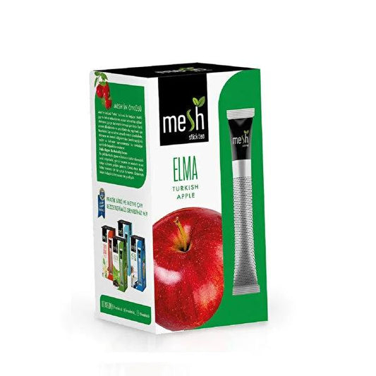 Mesh Stick Apple Herbal Tea 16 Tea Bags - Caffeine-Free, Natural Fruit Flavor by Beauty Care Bag