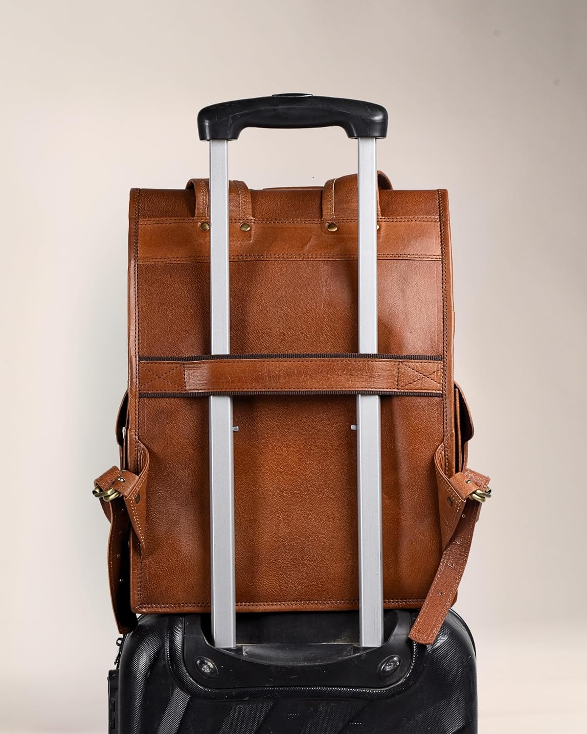 Vintage Leather Backpack Rucksack by Classy Leather Bags