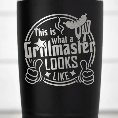 Grillmaster Tumbler - Insulated Stainless Steel Double Wall Tumbler For BBQ Gift by Joyful Moose