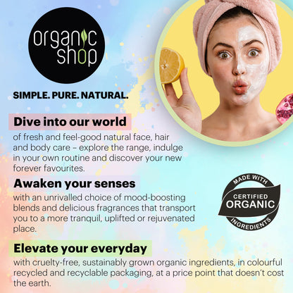 Organic Shop Citrus Body Scrub - Natural Skincare with Vitamin C, 12.17 fl oz by Beauty Care Bag