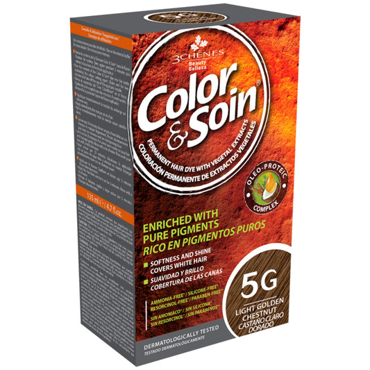 Color&Soin 5G Light Golden Chestnut by Beauty Care Bag