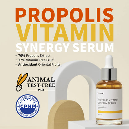 Iunik Propolis Vitamin Synergy Serum - Natural Age-Defying Skincare for Sensitive Skin by Beauty Care Bag