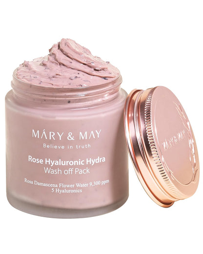 Mary & May Vegan Rose Hyaluronic Hydra Wash Off Pack by AsiaBeautyMall