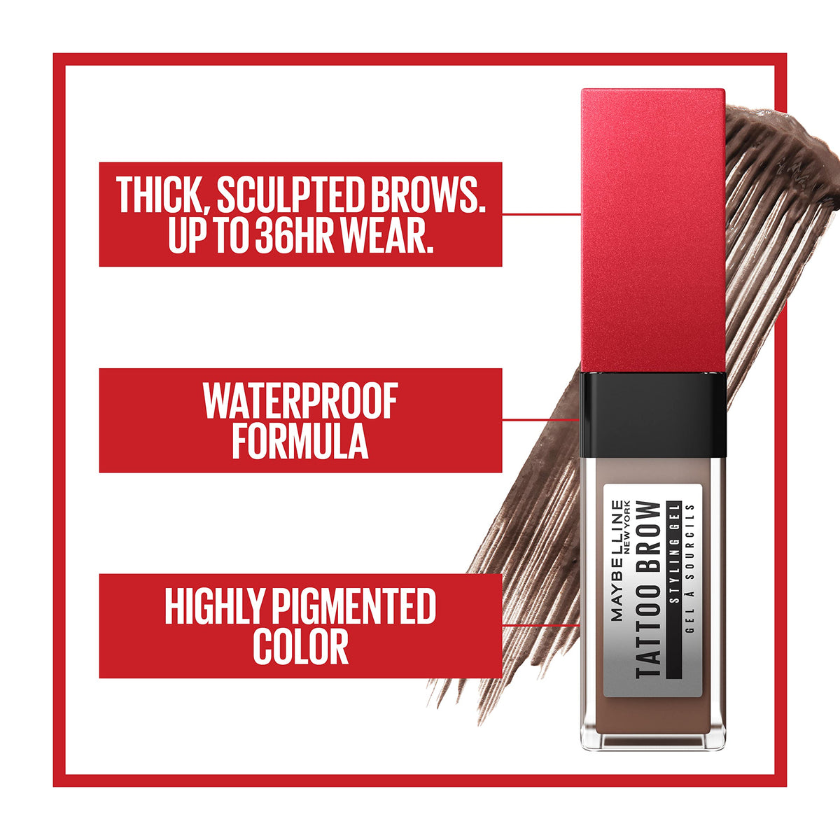 Maybelline Tattoo Brow gel 250 – view 8