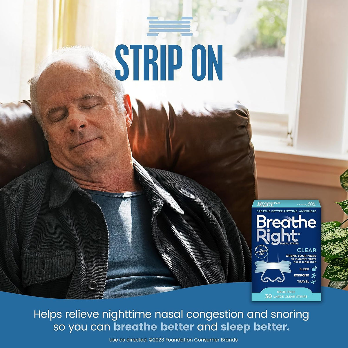 Breathe Right nasal strips – view 3