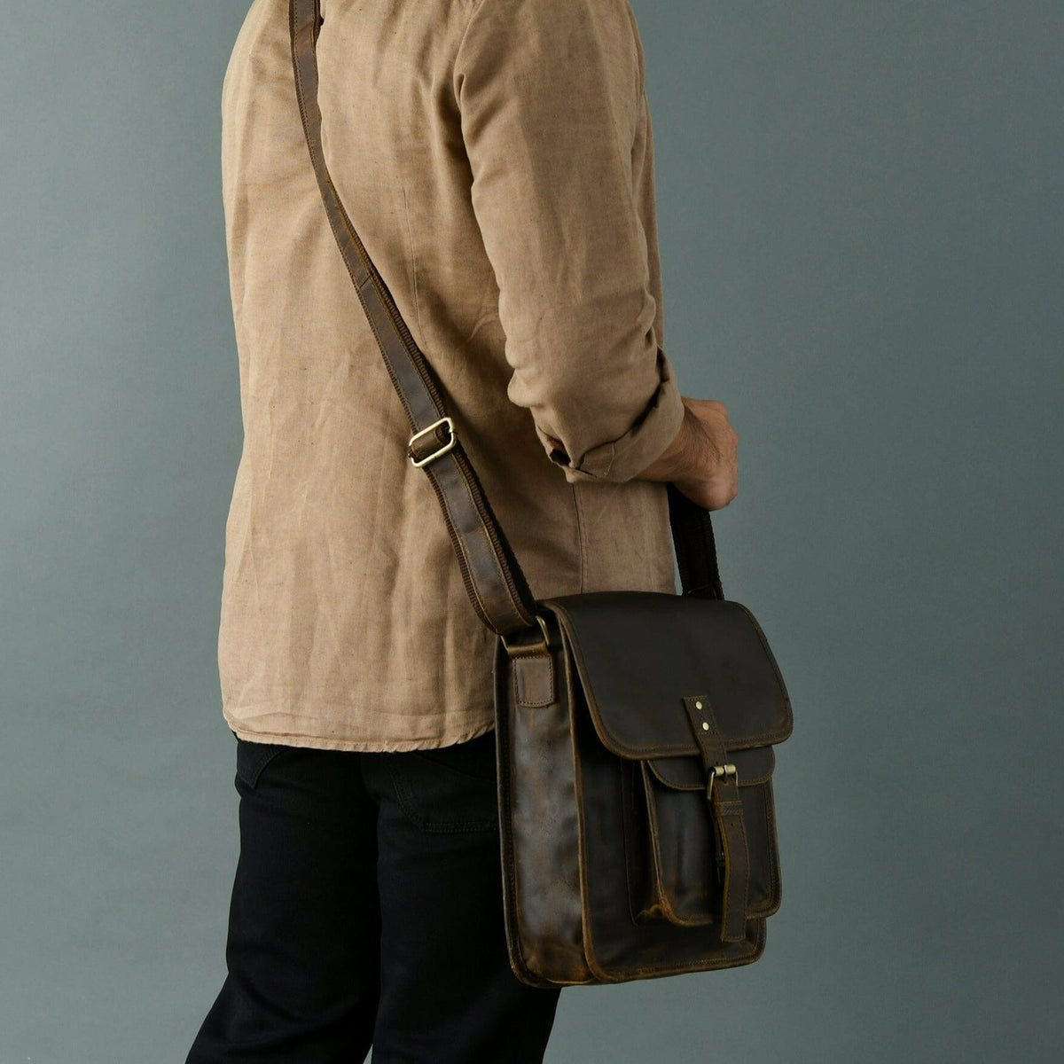 Urban Messenger Bag by Classy Leather Bags