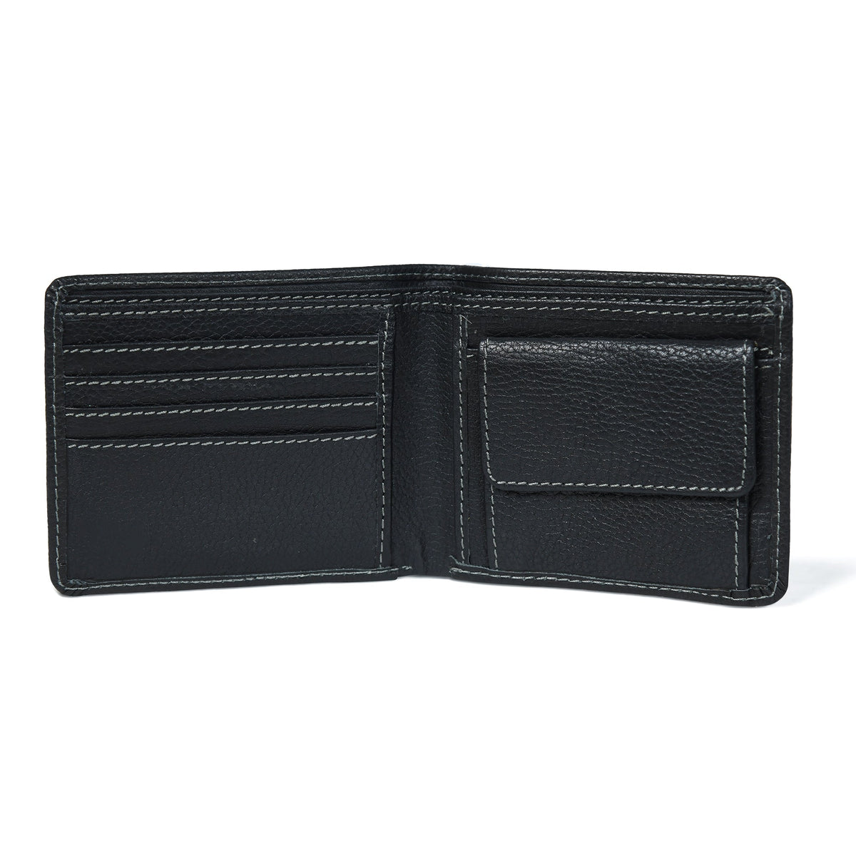 Classic Black Leather Wallet by Classy Leather Bags