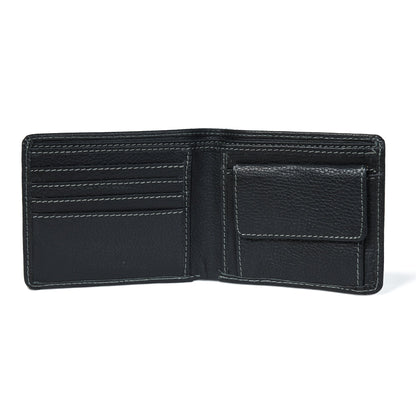 Classic Black Leather Wallet by Classy Leather Bags